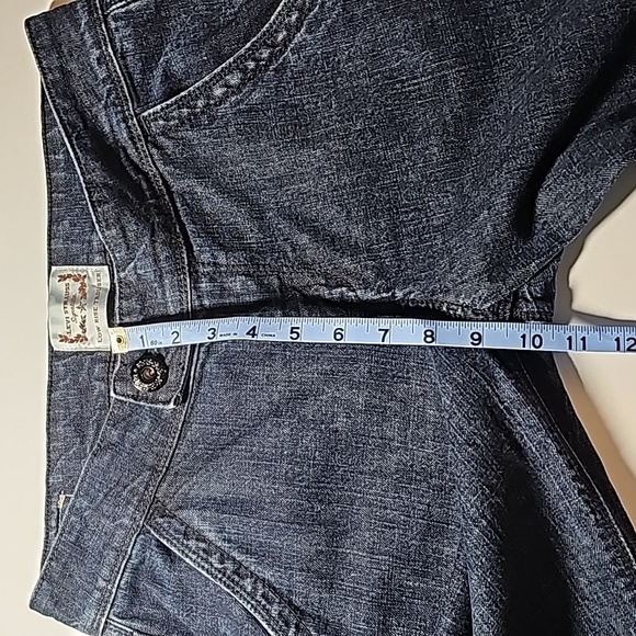 Levi Strauss Signature Low Rise Trouser Blue Jeans Denim Pants Straight Leg 8 - Picture 10 of 12
